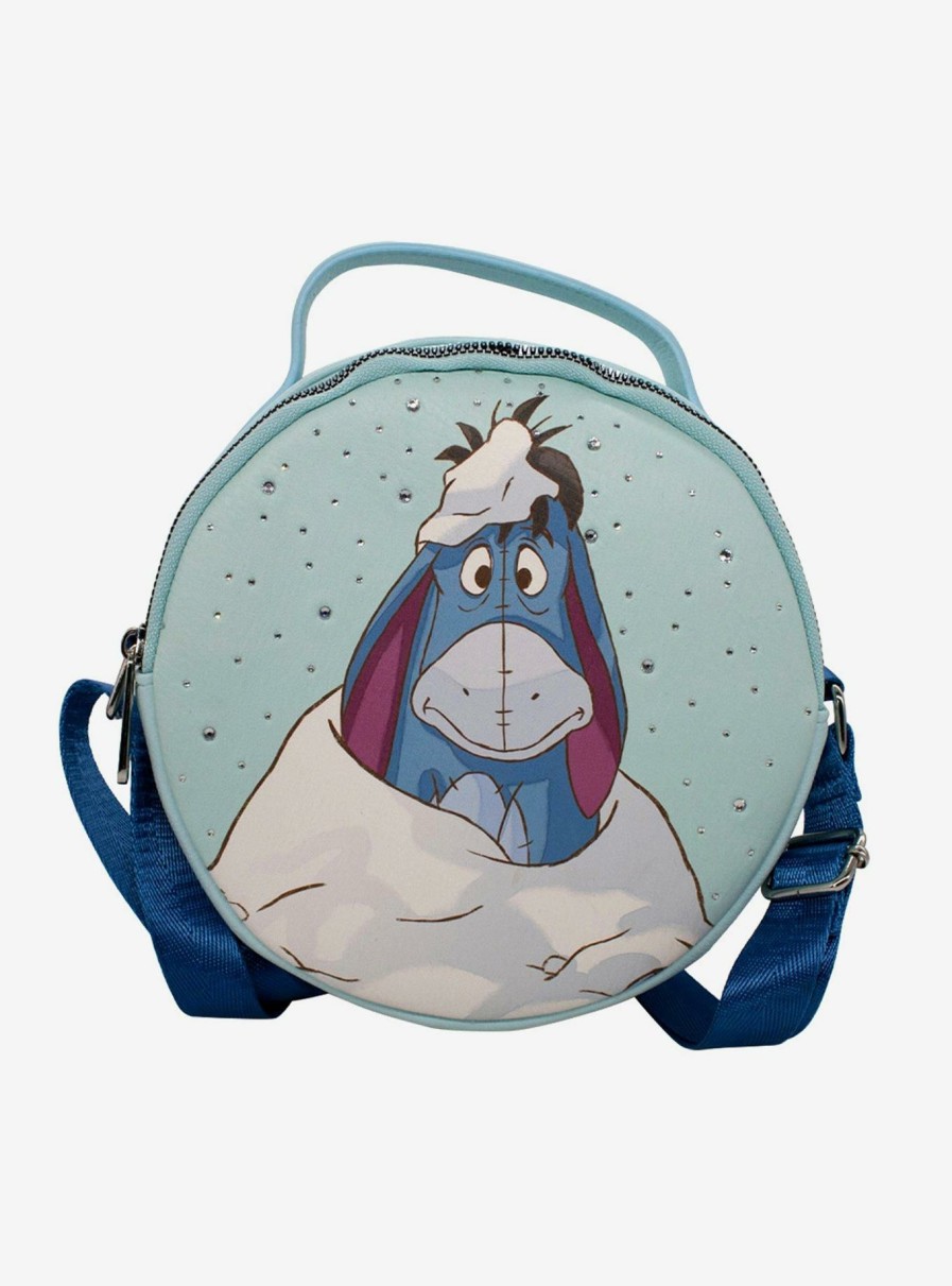 Crossbody Bags * | Disney Winnie The Pooh Winnie The Pooh Eeyore Snow Rhinestone Crossbody Bag Exclusive Design