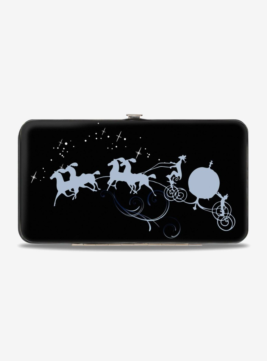 Wallets * | Disney Cinderella Countdown To Midnight Pumpkin Coach Hinged Wallet Best Sellers