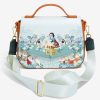 Crossbody Bags * | Hot Sell Loungefly Disney Snow White And The Seven Dwarfs Animal Friends & Characters Floral Handbag Boxlunch Exclusive