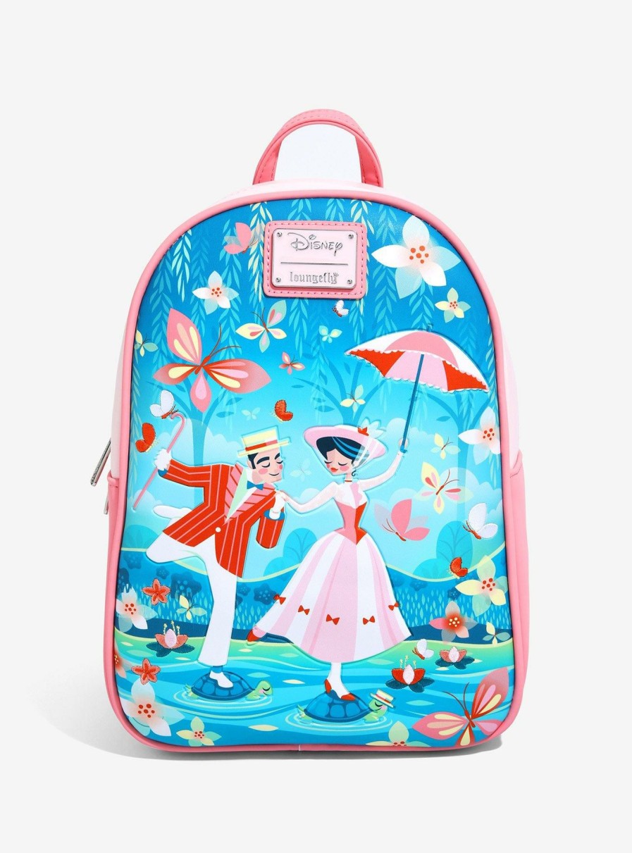 Backpacks * | Large Choice Loungefly Disney Mary Poppins Bert & Mary Mini Backpack