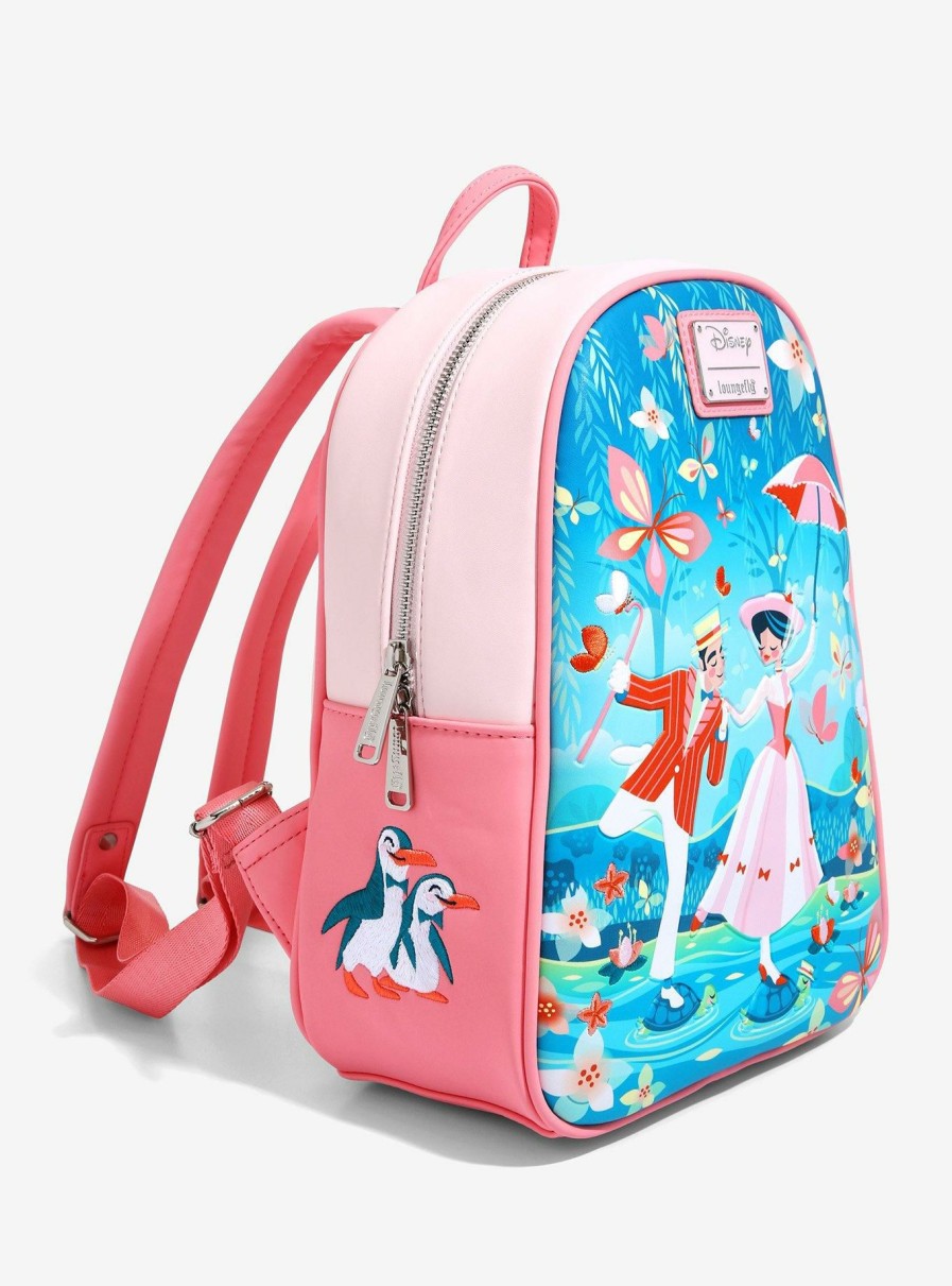 Backpacks * | Large Choice Loungefly Disney Mary Poppins Bert & Mary Mini Backpack