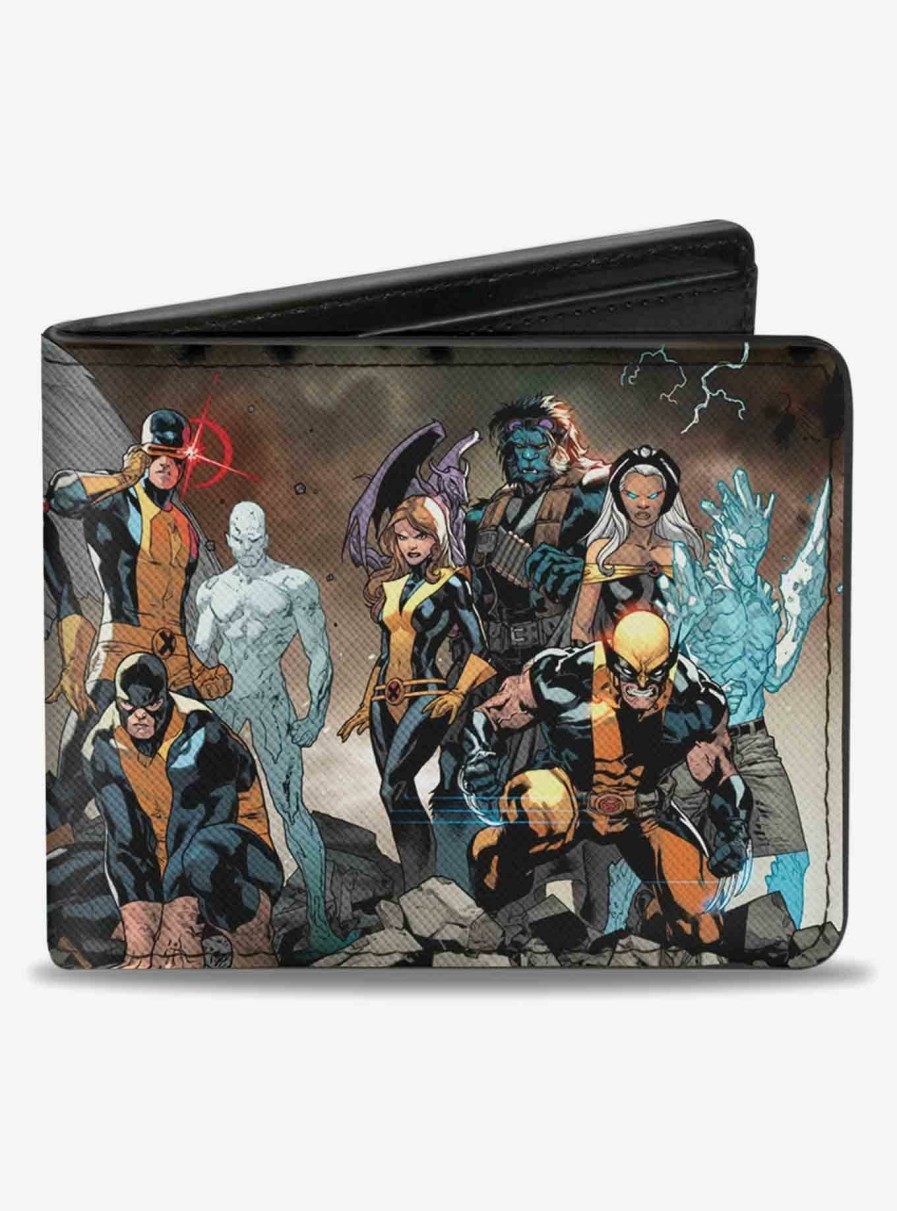 Wallets * | Wholesale Marvel X-Men Issues X-Men 14 Character Group Cover Pose Bifold Wallet