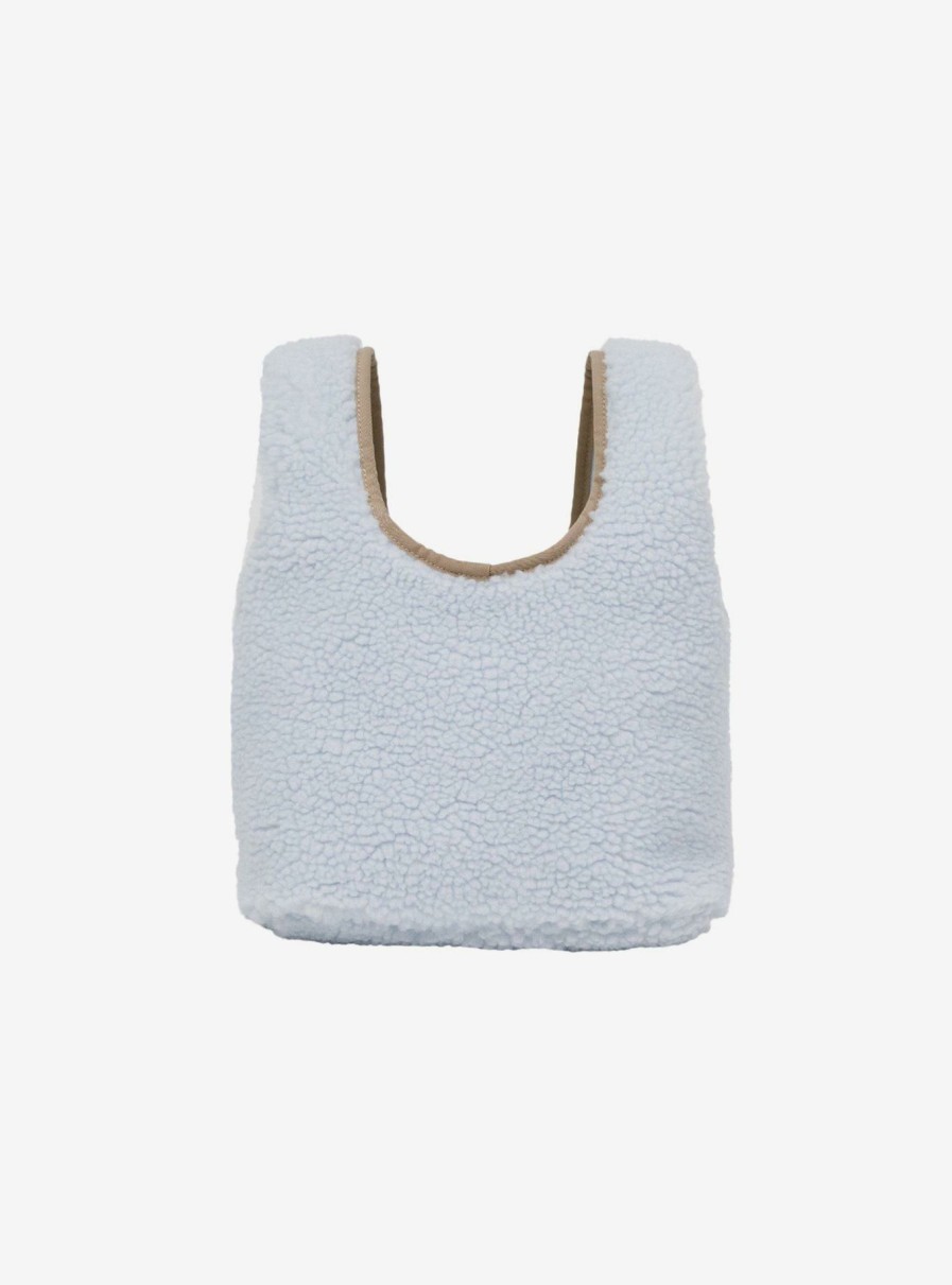 Tote Bags * | New In Doughnut Punnet Fluffy Blue Lotus X Hazelnut Tote Bag