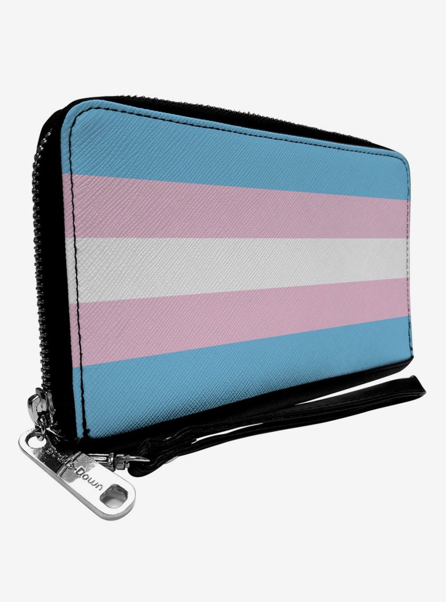 Wallets * | Transgender Flag Zip Around Wallet Best Price