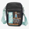 Crossbody Bags * | New In Disney Pixar Lightyear Star Command Spaceship Schematic Vegan Leather Crossbody Bag