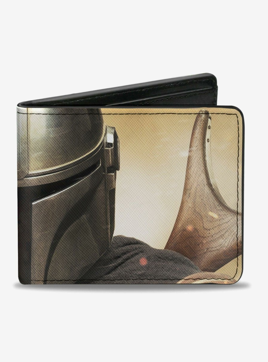 Wallets * | Star Wars The Mandalorian Vivid Pose Bifold Wallet Bargain Sale