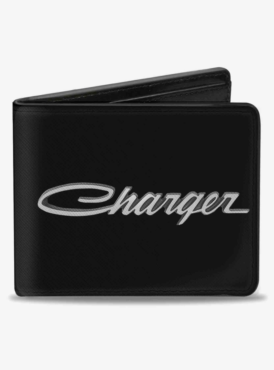 Wallets * | Charger Script Emblem Corner Fade Bifold Wallet Special Offers