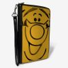 Wallets * | Large Choice Disney Winnie The Pooh Tigger Smiling Face Close Up Zip Around Wallet