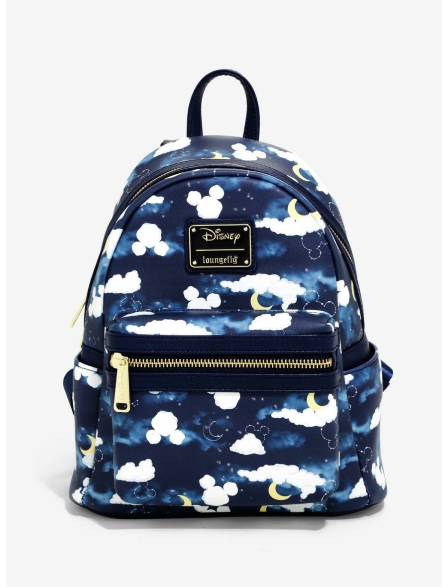 Backpacks * | Classical Loungefly Disney Mickey Mouse Clouds Mini Backpack Boxlunch Exclusive