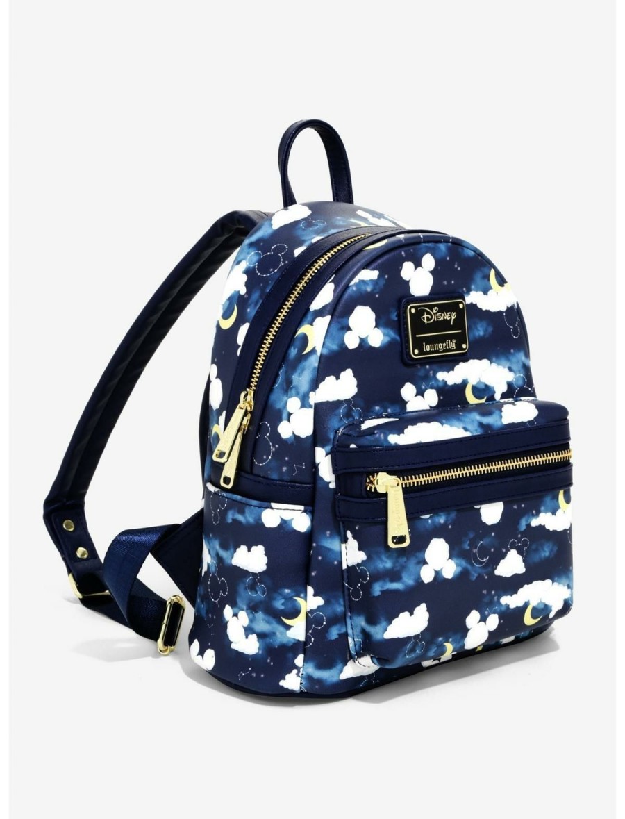 Backpacks * | Classical Loungefly Disney Mickey Mouse Clouds Mini Backpack Boxlunch Exclusive