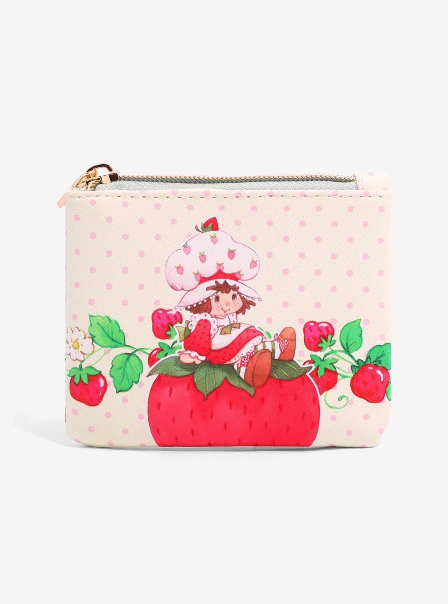 Wallets * | Exactly Discount Strawberry Shortcake Strawberry Coin Purse Boxlunch Exclusive