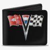 Wallets * | Limited Edition Corvette Stinc2 Emblem Bifold Wallet