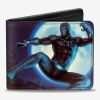 Wallets * | Exactly Discount Marvel Black Panther Action Moon Bifold Wallet