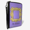 Wallets * | Friends Peephole Frame Zip Around Wallet Latest Fashion