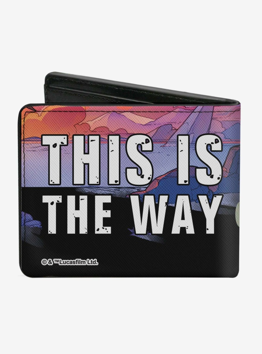 Wallets * | Star Wars The Mandalorian The Child This Is The Way Bi-Fold Wallet Attractive