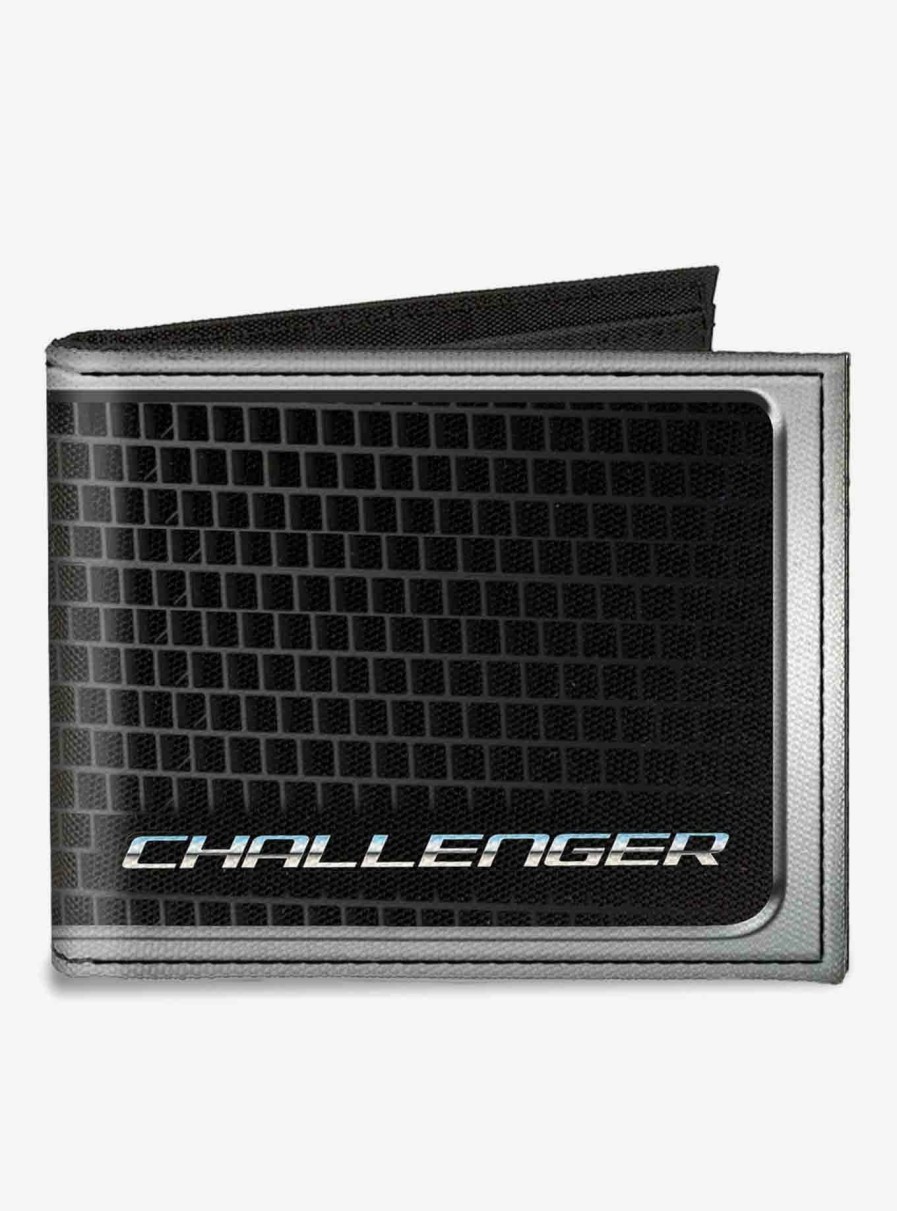 Wallets * | Wholesale Challenger Bold Grille Canvas Bifold Wallet