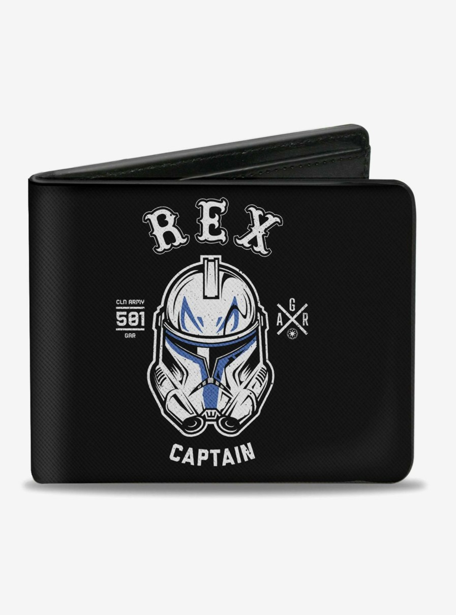 Wallets * | Star Wars The Clone Wars Rex Captain Bifold Wallet Promotions