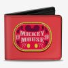 Wallets * | Disney Mickey Mouse 1928 Riding Horse Bifold Wallet Free Delivery