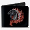 Wallets * | New House Of The Dragon Flames Bifold Wallet