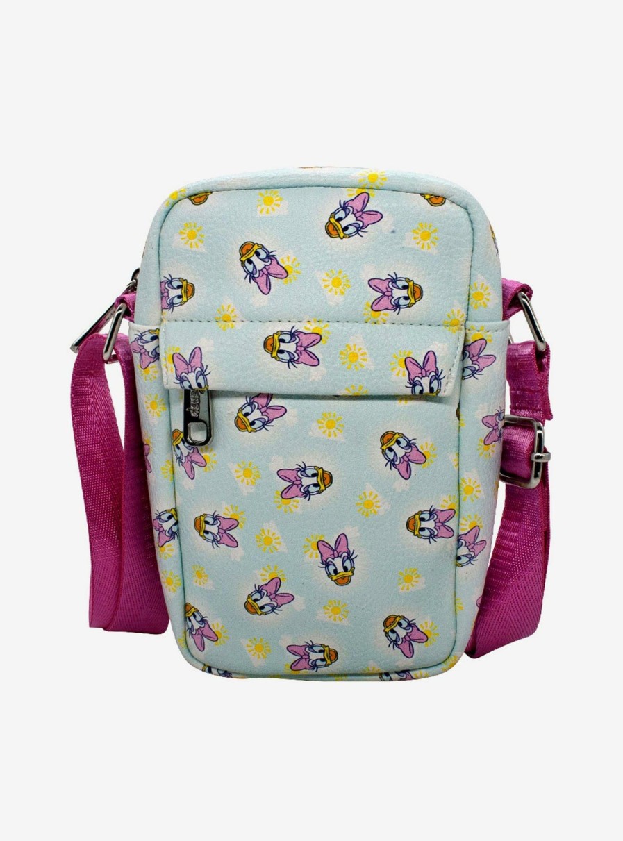 Crossbody Bags * | Disney Daisy Duck Baby Blue Crossbody Bag Special Offers