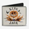 Wallets * | The Nightmare Before Christmas King Jack Bifold Wallet Bargain Sale