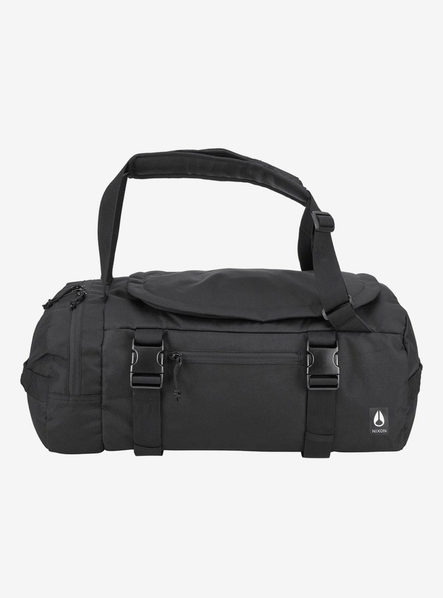 Luggage * | Nixon Escape 35L Black Duffel Bag Promotions