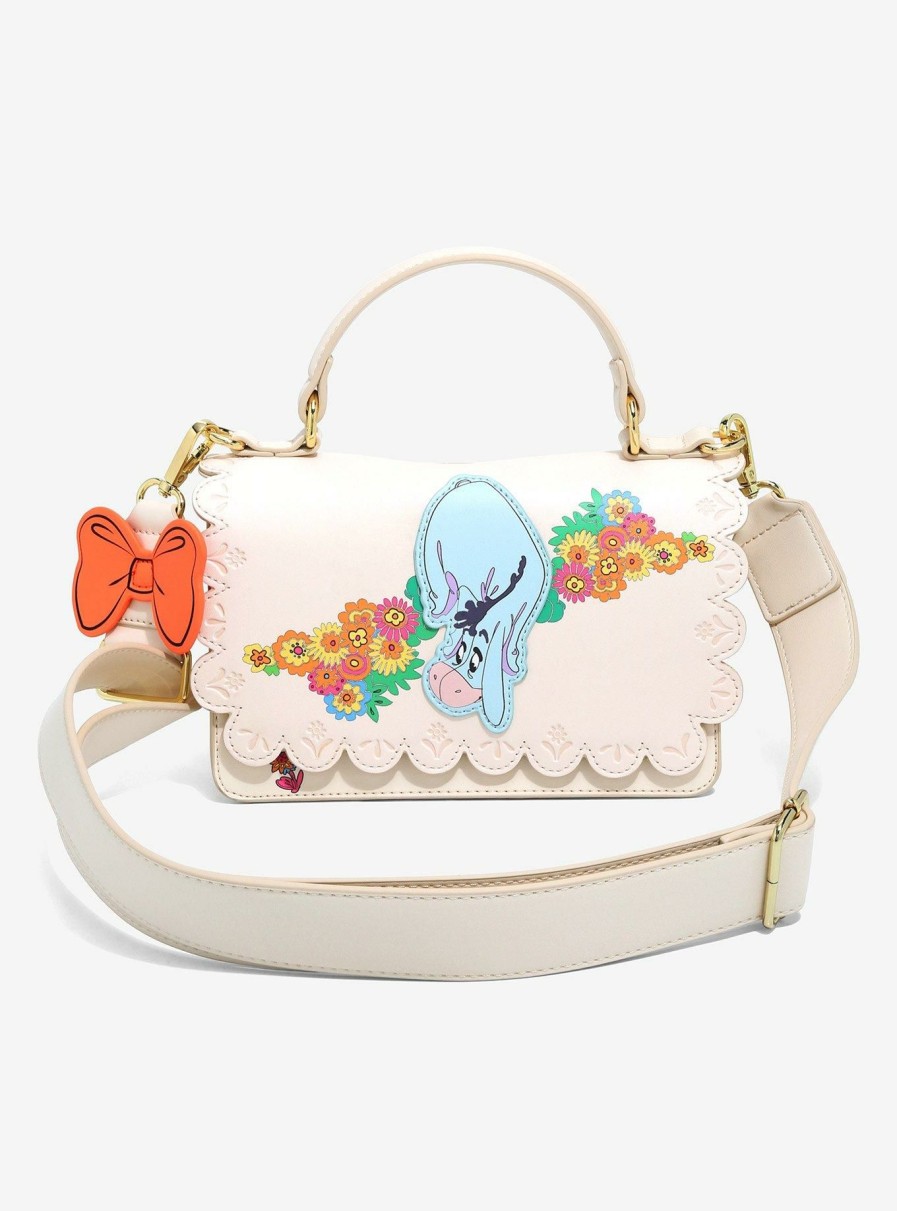 Crossbody Bags * | Lower Price Loungefly Disney Winnie The Pooh Eeyore Floral Handbag Boxlunch Exclusive