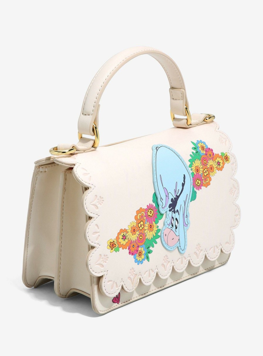 Crossbody Bags * | Lower Price Loungefly Disney Winnie The Pooh Eeyore Floral Handbag Boxlunch Exclusive