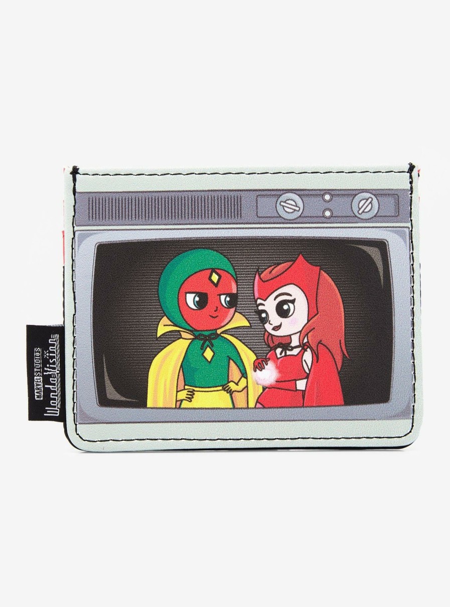 Wallets * | New In Loungefly Marvel Wandavision Classic Costumes Cardholder Boxlunch Exclusive