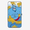 Wallets * | Disney Classic Aladdin Genie Smiling Pose Hinged Wallet Tendy Style