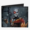 Wallets * | Dc Comics Secret Six Issue 15 Deadshot Cover Pose Bullets Scattecanvas Bifold Wallet Best Price