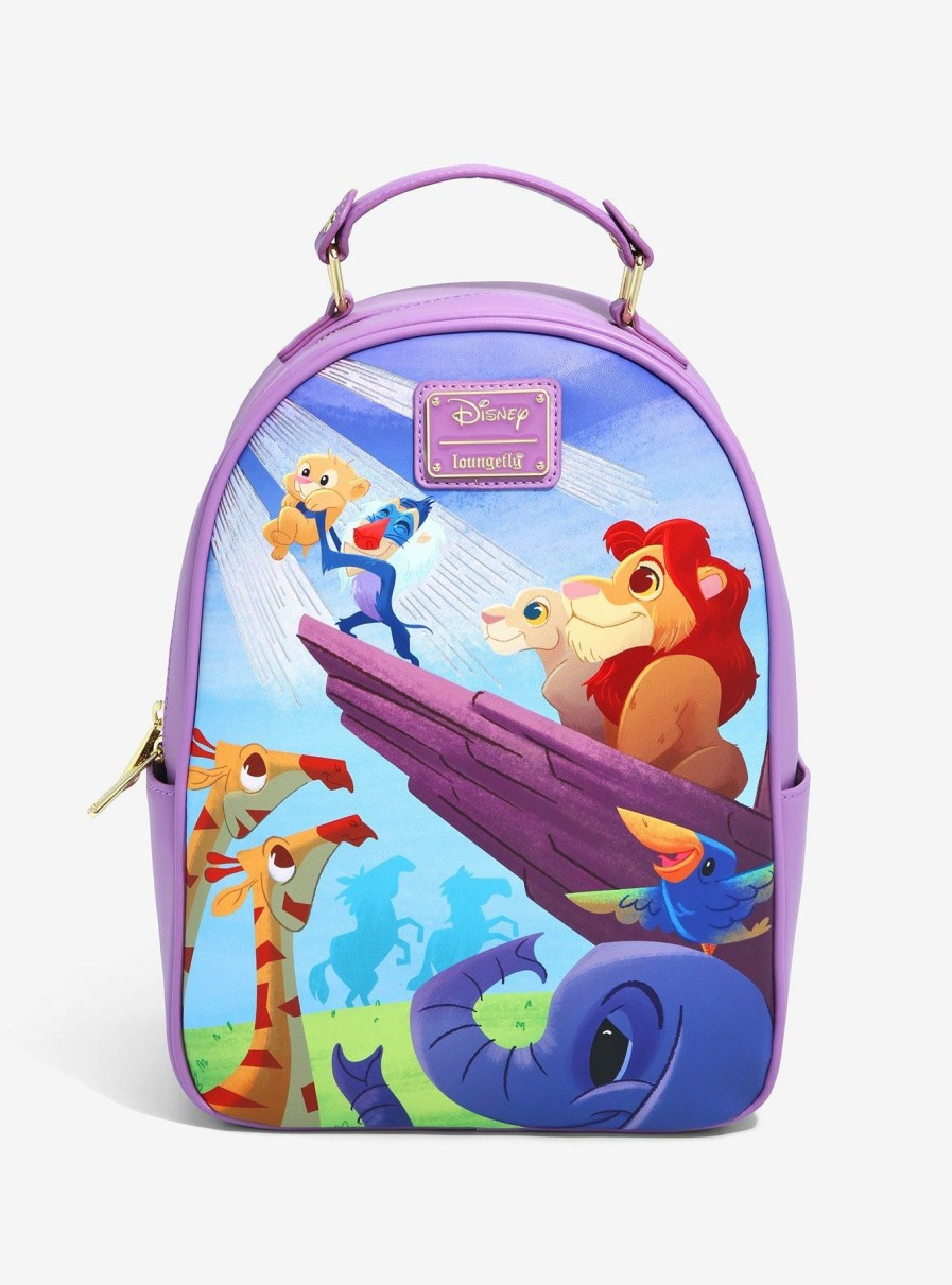 Backpacks * | Lower Price Loungefly Disney The Lion King Pride Rock Mini Backpack Boxlunch Exclusive