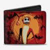 Wallets * | Best Price The Nightmare Before Christmas Claws Bifold Wallet