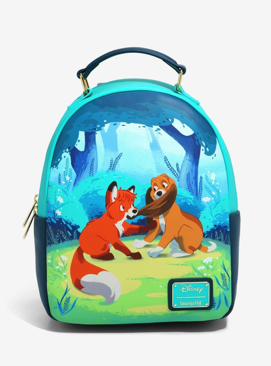 Backpacks * | Limit Offer Loungefly Disney The Fox And The Hound Tod & Copper Playtime Mini Backpack Boxlunch Exclusive