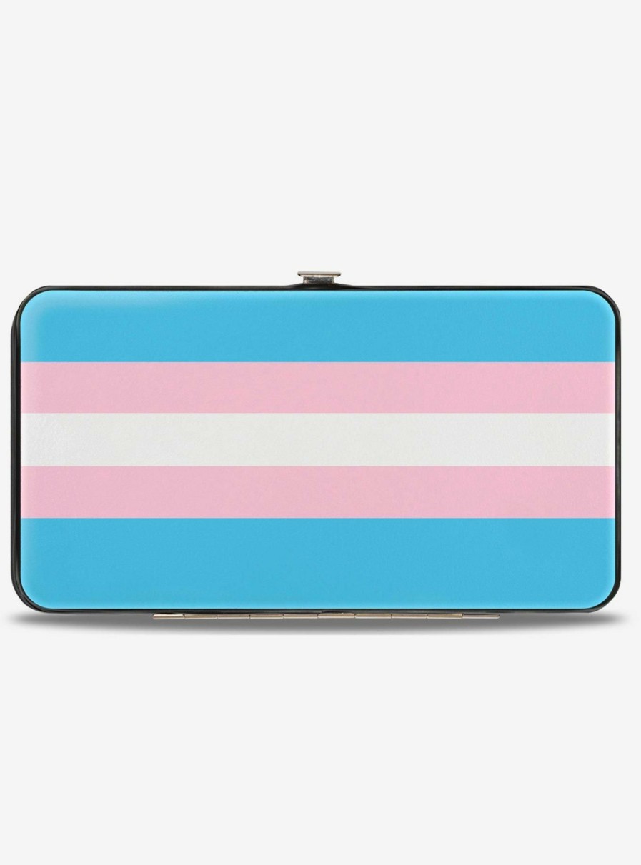 Wallets * | Transgender Flag Hinged Wallet Tendy Style