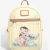 Backpacks * | Limit Offer Loungefly Disney Lilo & Stitch Ugly Duckling Mini Backpack Boxlunch Exclusive