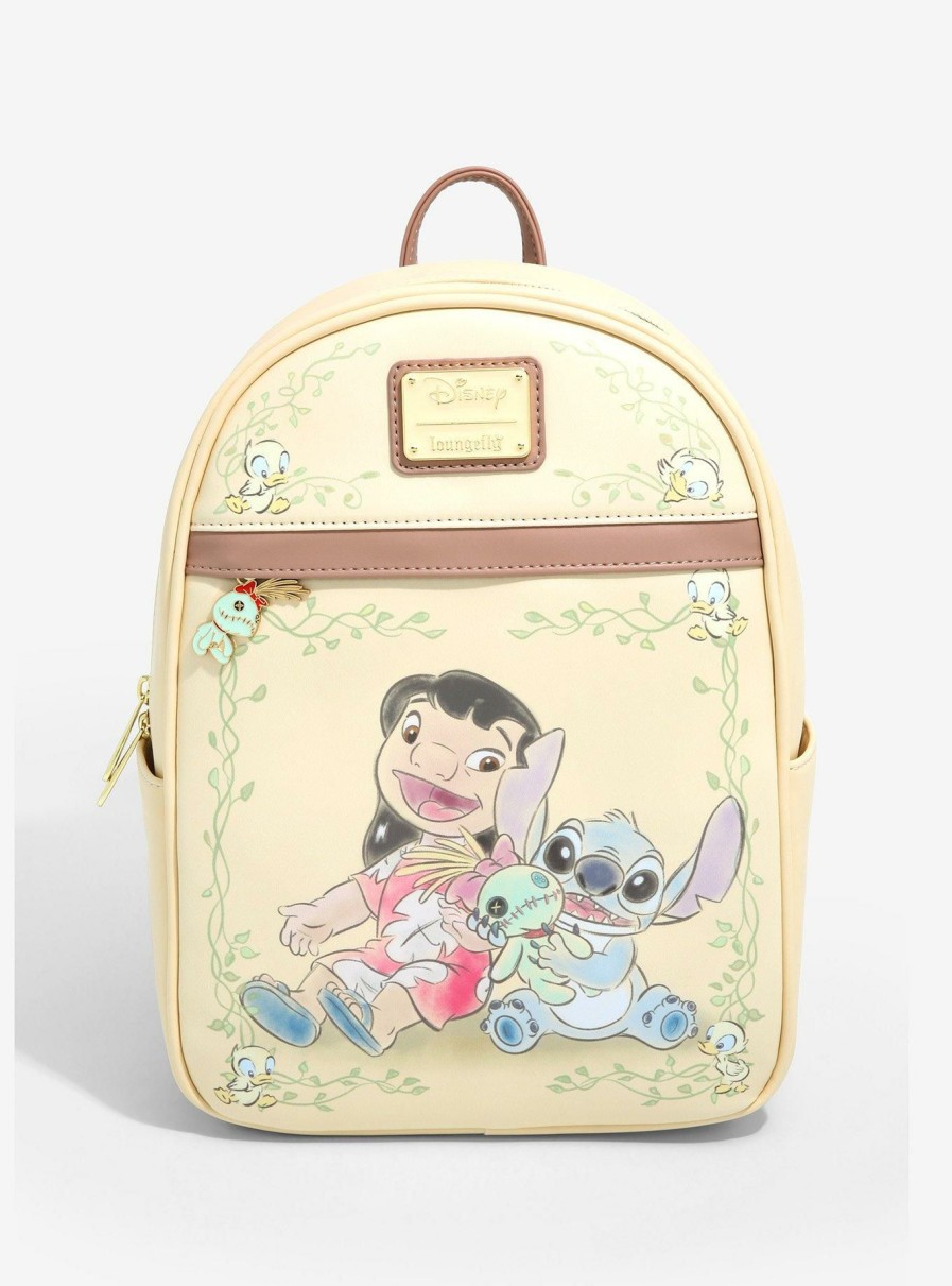 Backpacks * | Limit Offer Loungefly Disney Lilo & Stitch Ugly Duckling Mini Backpack Boxlunch Exclusive