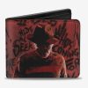 Wallets * | A Nightmare On Elm Street Freddy Quotes Bi-Fold Wallet Official