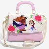 Other * | Best Price Loungefly Disney Beauty And The Beast Stroll Handbag Boxlunch Exclusive