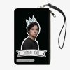 Wallets * | Hot Sell Riverdale Jughead Jones Crown Pose Canvas Zip Clutch Wallet