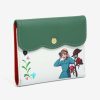 Wallets * | Clearance Sale Studio Ghibli Howl'S Moving Castle Floral Hats Small Wallet Boxlunch Exclusive