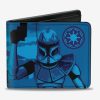 Wallets * | Star Wars The Clone Wars Rex Clone Captain Pose Bifold Wallet Large Choice