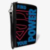 Wallets * | New In Dc Comics Superman Shield Find Your Power Zip Around Wallet