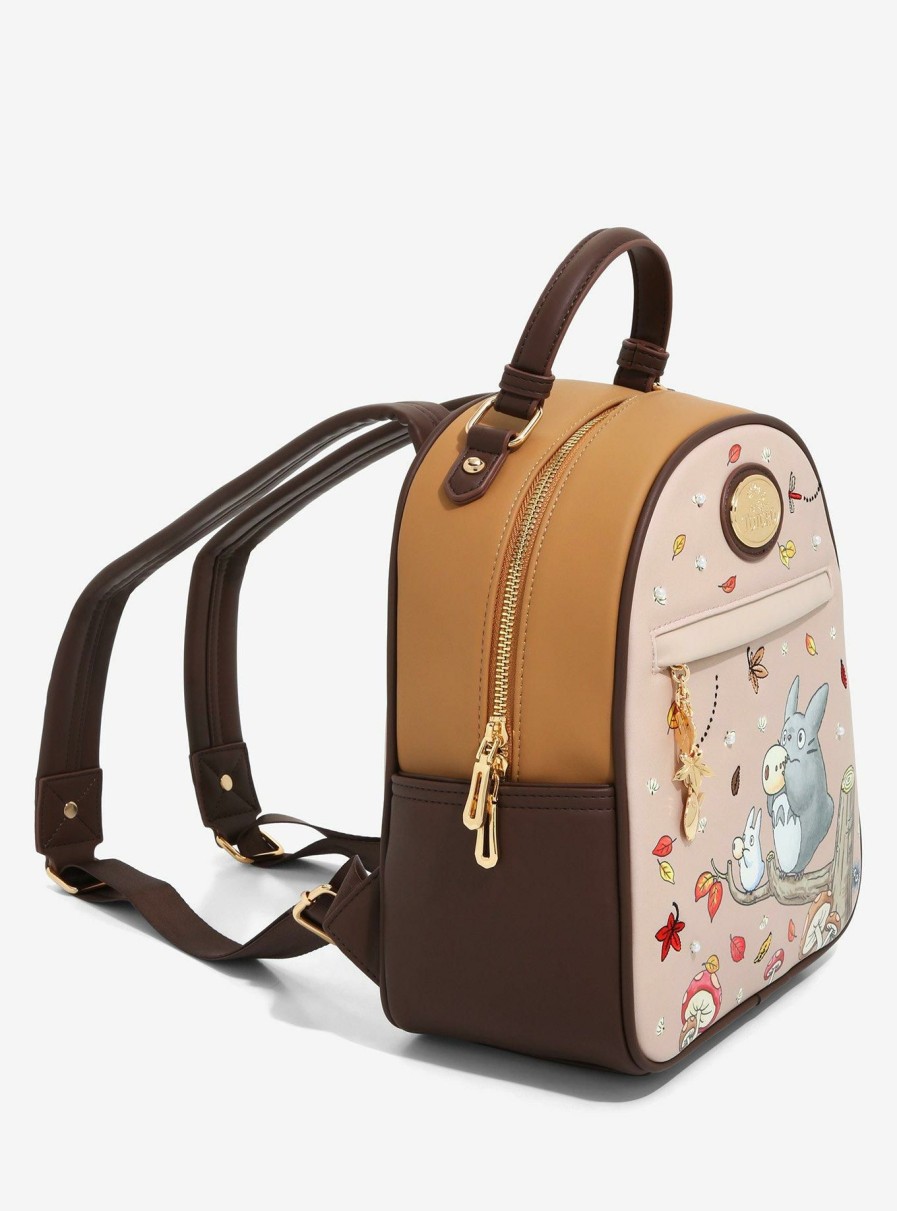 Backpacks * | Less Expensive Our Universe Studio Ghibli My Neighbor Totoro Fall Foliage Mini Backpack Boxlunch Exclusive