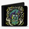 Wallets * | Classical Scooby-Doo! Shaggy Scared Ghost Pose Bifold Wallet