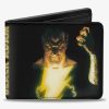 Wallets * | Dc Comics Justice Society America Issue 23 Alex Ross Adam Cover Bifold Wallet Large Choice