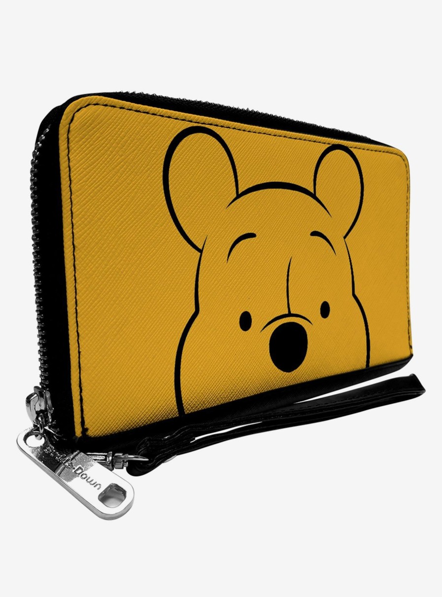 Wallets * | Disney Winnie The Pooh Close Up Zip Around Wallet Exclusive Design