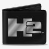 Wallets * | H2 Logo Centebifold Wallet Bargain Sale