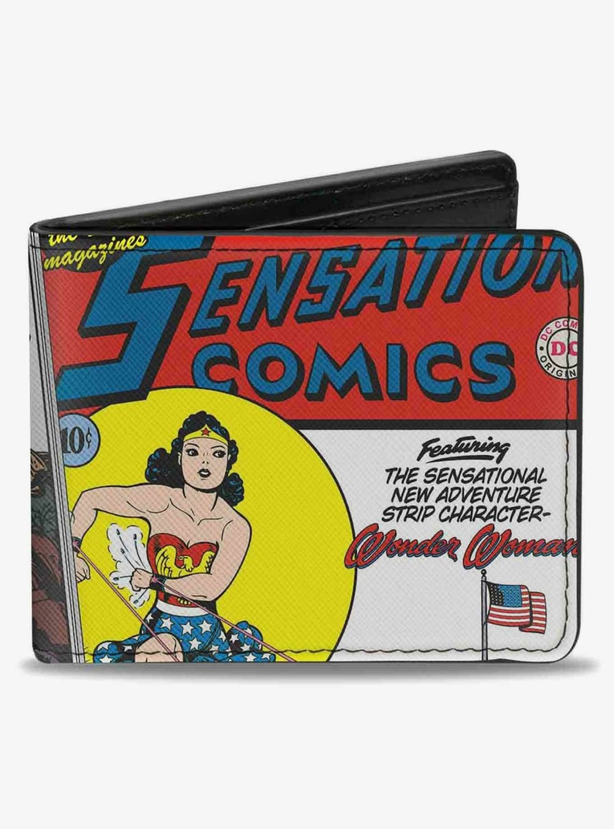 Wallets * | Dc Comics Classic Wonder Woman Sensation Comics 1 Cover Pose Bifold Wallet Attractive