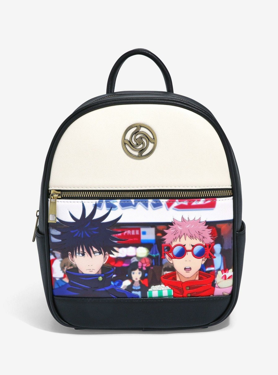 Backpacks * | Exactly Discount Jujutsu Kaisen Megumi & Yuji Tokyo Shopping Mini Backpack Boxlunch Exclusive